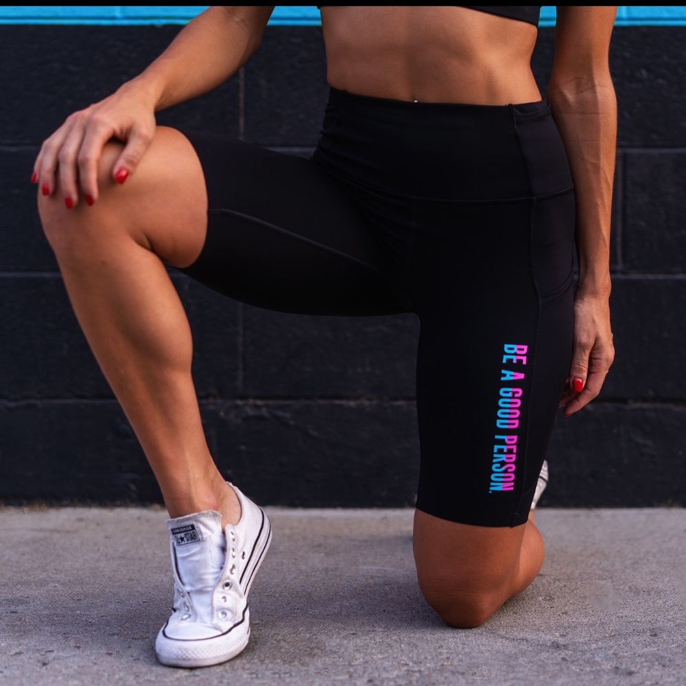 Be a Good Person x Lulu Lemon collab Align Shorts - size 4